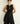 Louis Vuitton Black Keyhole Dress with Handkerchief Hem