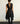 Louis Vuitton Black Keyhole Dress with Handkerchief Hem