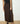PRE-LOVED DOLCE & GABBANA BROWN MAXI SKIRT WITH LACE DETAILING