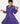 VINTAGE ELECTRIC BLUE SILK JACKET AND PLEATED SKIRT SUIT BY KATHARINE HAMNETT LONDON