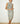 PRE-LOVED SLEEVELESS SILK ZEBRA PRINT MIDI DRESS WITH OPEN BACK
