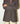 VINTAGE BROWN OVERSIZED WOOL BLAZER WITH SATIN SQUARE