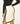 PRE-LOVED LANVIN CRÈME KNEE LENGTH SKIRT WITH SIDE BLACK LINES